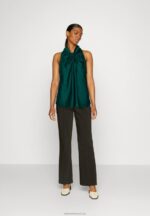 Z62T405 Women Anna Field Top Dark Green - Image 2