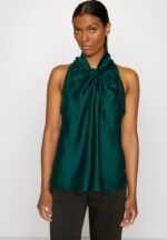 Z62T405 Women Anna Field Top Dark Green