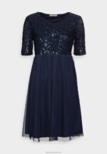 Z62T40 Women Anna Field Cocktail Dress Party Dress Dark Blue