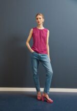 Z62T413 Women Anna Field Top Pink - Image 3