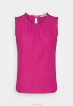 Z62T413 Women Anna Field Top Pink - Image 8