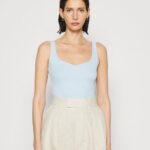 Z62T414 Women Anna Field Top Light Blue