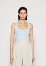 Z62T414 Women Anna Field Top Light Blue