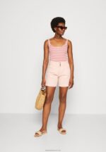 Z62T418 Women Anna Field Top White/Red - Image 2