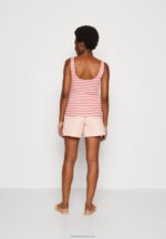 Z62T418 Women Anna Field Top White/Red - Image 3