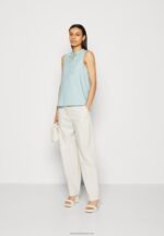 Z62T420 Women Anna Field Top Light Green - Image 2