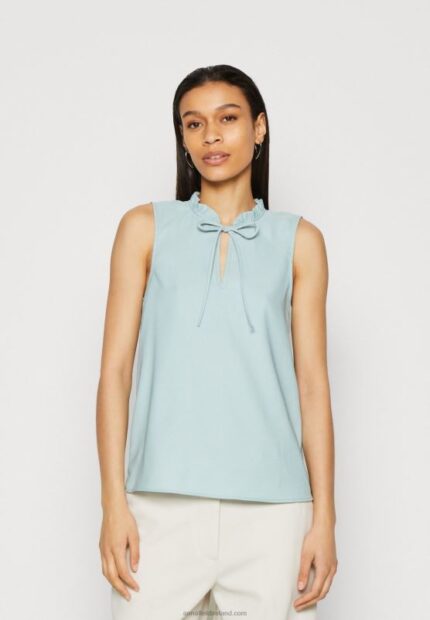 Z62T420 Women Anna Field Top Light Green