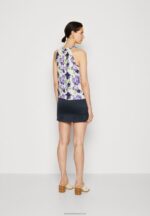 Z62T422 Women Anna Field Top White/Blue - Image 3