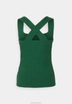 Z62T425 Women Anna Field Top Dark Green - Image 2