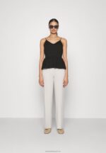 Z62T427 Women Anna Field 2 Pack Top Black/White