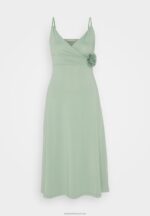 Z62T42 Women Anna Field Jersey Dress Green - Image 5