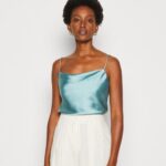 Z62T432 Women Anna Field Top Light Blue