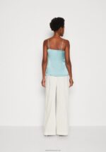 Z62T432 Women Anna Field Top Light Blue - Image 3