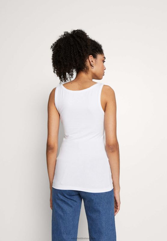 Z62T434 Women Anna Field Basic Tank 3Er Pack Top Black White Mottl - Image 4