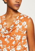 Z62T435 Women Anna Field Top Brown/White - Image 6