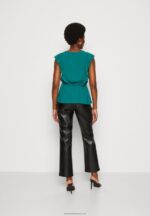 Z62T436 Women Anna Field Top Green - Image 3