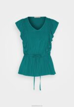 Z62T436 Women Anna Field Top Green - Image 5