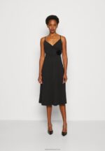 Z62T43 Women Anna Field Jersey Dress Black