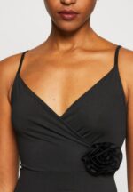 Z62T43 Women Anna Field Jersey Dress Black - Image 6