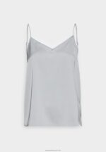 Z62T440 Women Anna Field Top Light Grey