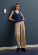 Z62T441 Women Anna Field Top Dark Blue - Image 2