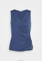 Z62T441 Women Anna Field Top Dark Blue - Image 8