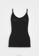 Z62T445 Women Anna Field 5 Pack Top Black/White/Mottled Light Grey - Image 5