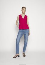 Z62T446 Women Anna Field Top Pink - Image 6