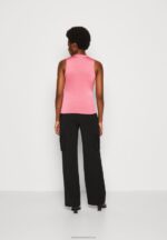 Z62T448 Women Anna Field Top Pink - Image 3
