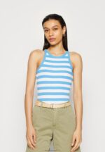 Z62T449 Women Anna Field 2 Pack Top Blue/White/White - Image 4