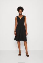 Z62T44 Women Anna Field Jersey Dress Black