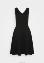 Z62T44 Women Anna Field Jersey Dress Black - Image 5
