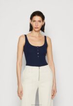 Z62T451 Women Anna Field Top Dark Blue