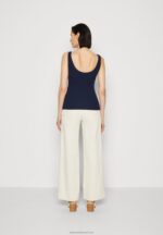 Z62T451 Women Anna Field Top Dark Blue - Image 3