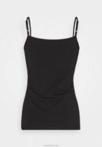 Z62T452 Women Anna Field 2 Pack Top Black - Image 2
