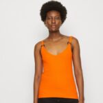 Z62T455 Women Anna Field Top Orange