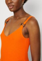Z62T455 Women Anna Field Top Orange - Image 6