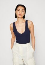 Z62T456 Women Anna Field Top Dark Blue - Image 4
