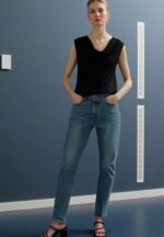 Z62T459 Women Anna Field Top Black - Image 2