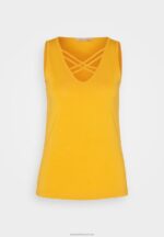 Z62T461 Women Anna Field Top Dark Yellow - Image 5