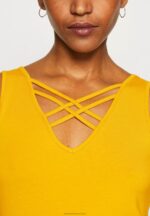 Z62T461 Women Anna Field Top Dark Yellow - Image 6