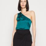Z62T462 Women Anna Field Top Dark Green