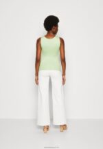 Z62T464 Women Anna Field Top Light Green - Image 3