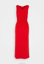 Z62T46 Women Anna Field Jersey Dress Red - Image 5