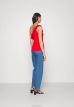 Z62T473 Women Anna Field Top Red - Image 3