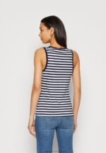 Z62T476 Women Anna Field Top Dark Blue/White - Image 3