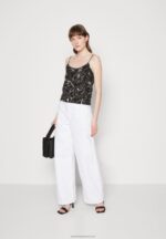 Z62T477 Women Anna Field Top Black/White - Image 2