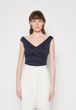 Z62T478 Women Anna Field Top Dark Blue