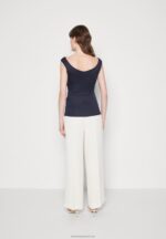 Z62T478 Women Anna Field Top Dark Blue - Image 3