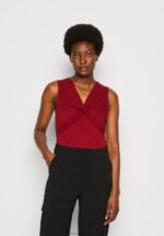 Z62T480 Women Anna Field Top Dark Red